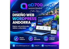 Ad700Management: Soluciones de Diseño Web WordPress en Andorra